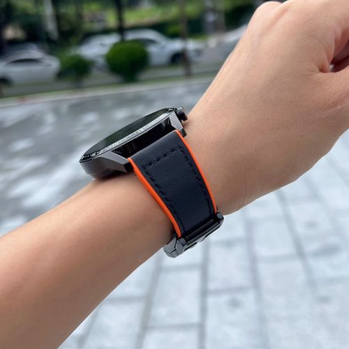 新款磁吸扣适用华为手表GT23pro表带gt4真皮硅胶watch4pro男女款