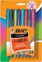 Free shipping for orders over 10 French BIC cristal bold crystal Transparent Black Blue Red Ballpoint Pen 1.6mm thumbnail 5