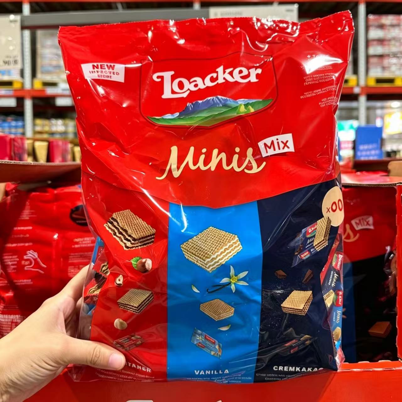 Loacker莱家混合迷你威化饼干
