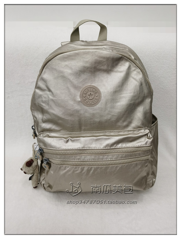 kipling吉普林 bp4194-74a双肩包书包背包bouree  金色