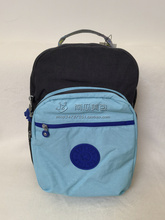 kipling KI4215BP3030双肩书包健身包大号多口袋SEOUL   黑蓝拼色