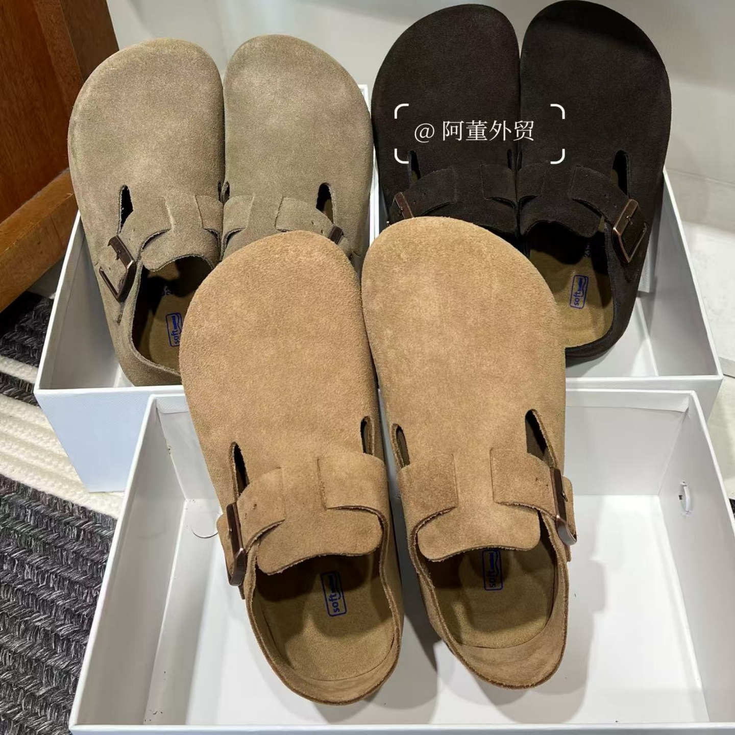 全包厚底勃肯鞋女2025新款