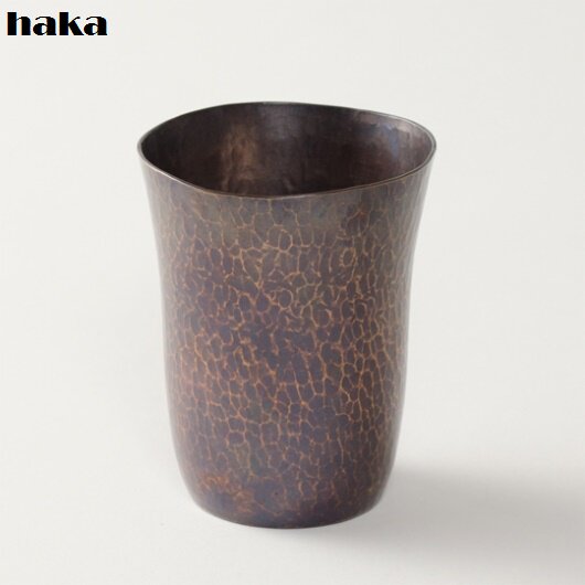 日本直邮 佐藤彰三 手打一片铜 大号铜杯 啤酒杯 磨豆机接粉杯