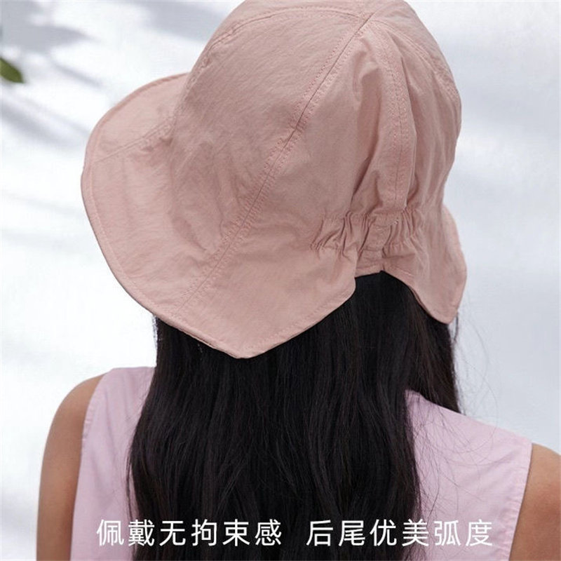 轻薄速干纯色遮阳帽女夏季薄款百搭显脸小休闲盆帽大檐登山露营帽,服饰配件/皮带/帽子/围巾,帽子,淘宝优惠券,粉丝福利购,淘宝优惠卷