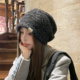 堆堆帽女2025秋冬新款 百搭保暖护耳大头围显脸小冷帽个性 韩版 时尚