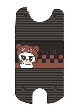 适用钉钉PLUS电动车脚垫TDT1325Z电瓶车橡胶脚踏垫防水滑改装配件