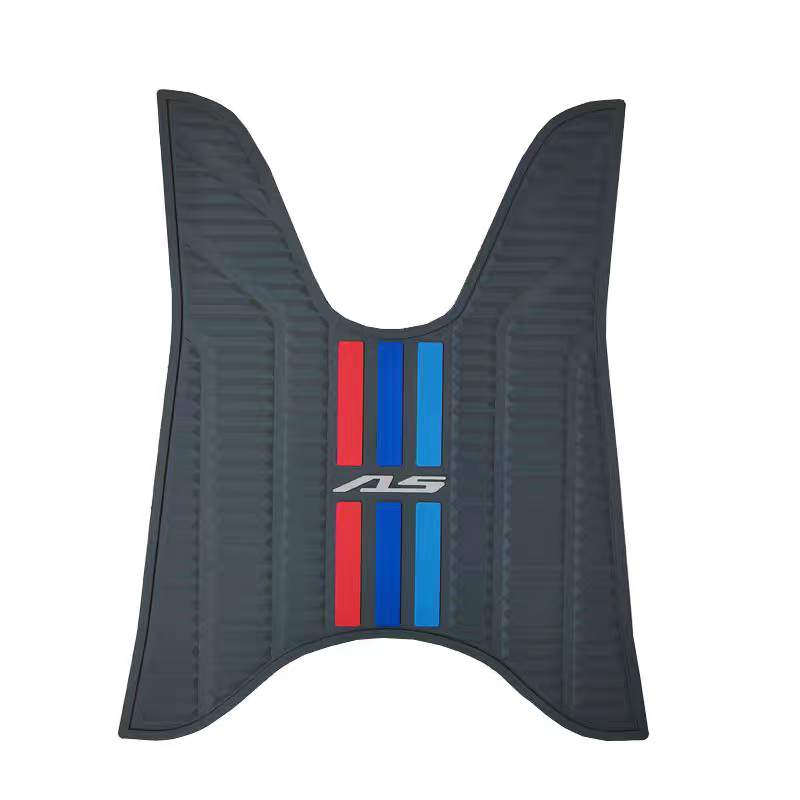 适用雅马哈2021福禧125脚垫AS踏板摩托车加厚耐磨脏防水滑脚踏垫