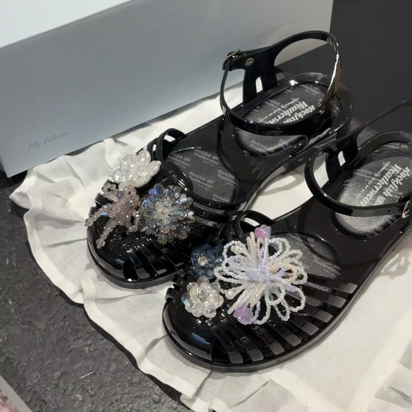 RockfishWeatherwear水晶鞋花图片