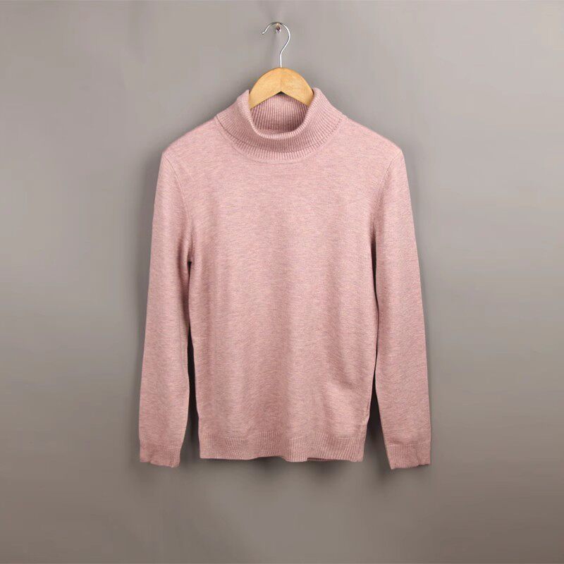 秋冬保暖高领毛衣女针织