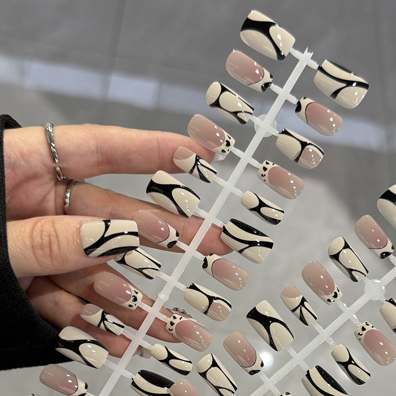 2025新款线条法式穿戴甲中方网红爆款ins风高级感精品预制甲美甲,彩妆/香水/美妆工具,穿戴甲/甲片,淘宝优惠券,粉丝福利购,淘宝优惠卷