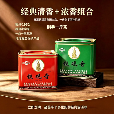 凤山牌安溪铁观音清香罐装500克