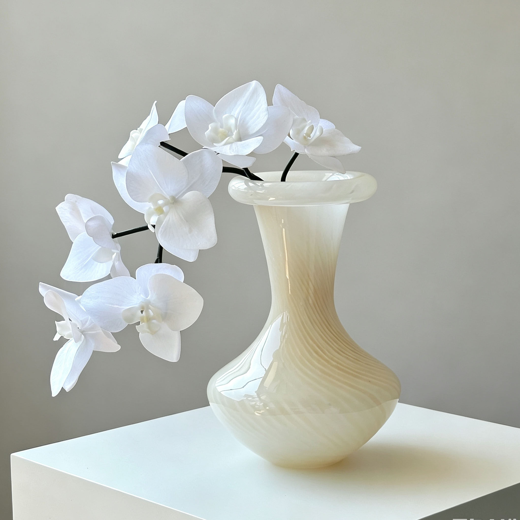 简约细口高级感琉璃玻璃花瓶插花小清新花器客厅桌面装饰乔迁送礼