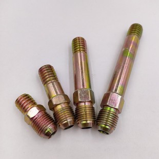 4加长铁油嘴9 模具油管接头PT1 16铁氟龙头2分粗牙加长油管接头