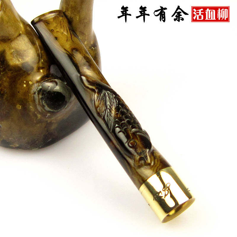 百年海柳过滤烟嘴 双重过滤可清洗戒烟烟斗雕刻海柳烟嘴血柳活柳