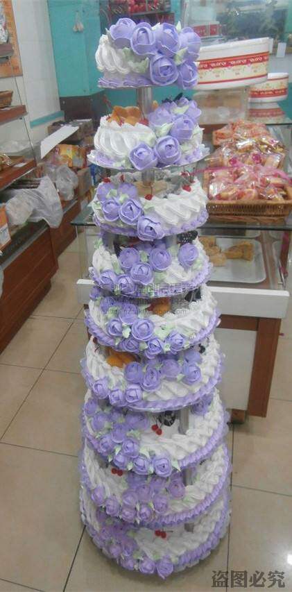 九层9层南充大型庆典寿宴结婚庆蛋糕福州年终生日聚会祝寿开业定