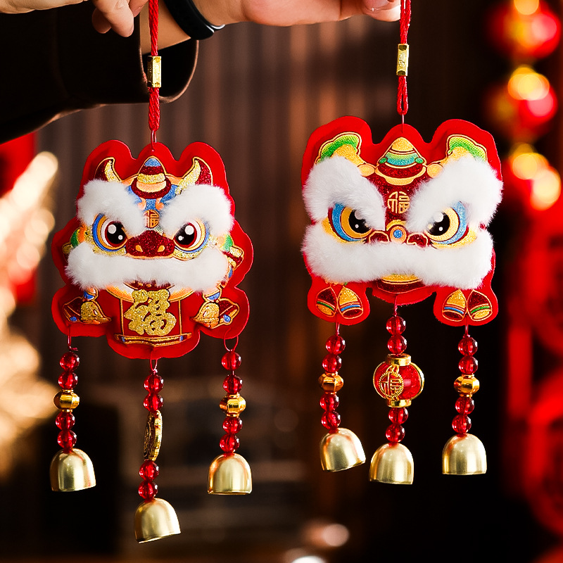 春节挂件挂串新年装饰福字2025蛇年喜庆风铃过年室内布置年货挂饰