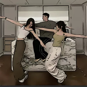 樊樊早安 捡漏款 工装卫衣长裤女宽松直筒显高显瘦辣妹裤子