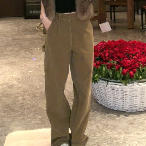 M1U私服100%棉灯芯绒工装裤
