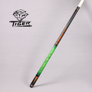 九球杆 台球杆12.5mm美国TIGER炽虎牌HD2G光把插角中八球桌球美式