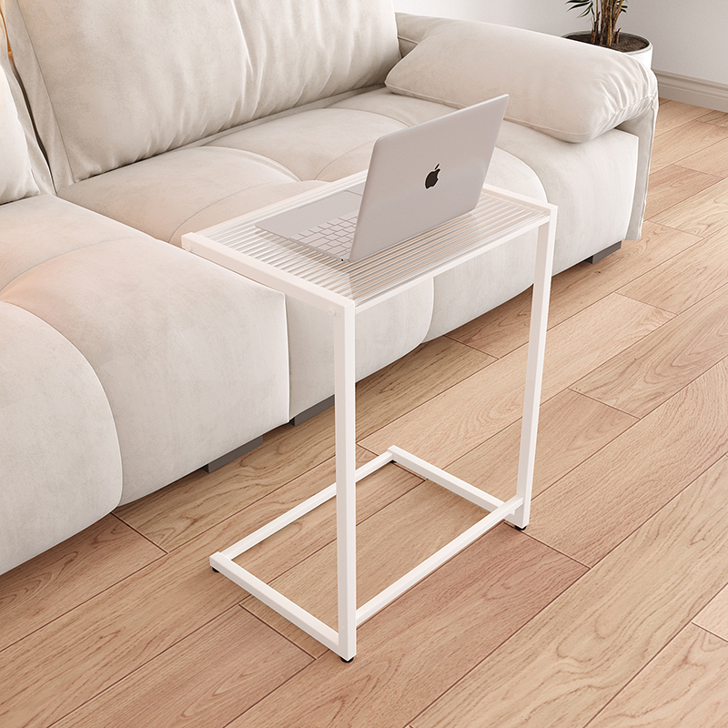 贝匠奶油风简易玻璃边几/桌子