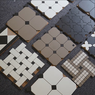北欧复古马赛克卫生间浴室厨房阳台玄关陶瓷砖背景墙防滑地砖墙砖