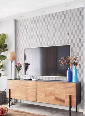 石材马赛克拼花背景墙电视墙文化石白色大理石厨房卫生间地面防滑