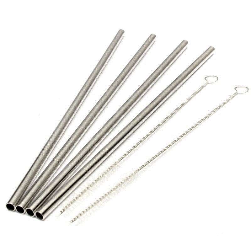 high quality 4 x metal drinking stainless steel straw straig|ruв категории упаковка, упаковка товаров широкого потребления, галантерейная упаковка - от Buy2taobao.com для оказания профессиональной услуги покупки агента Taobao