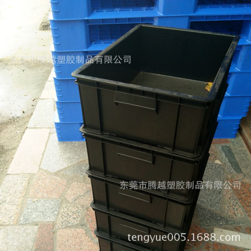 厂家生产车间周转箱-塑料胶框-塑胶箩筐，PP全新塑料箱