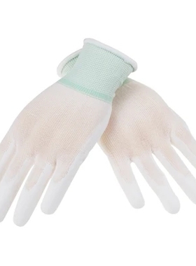 AIWIN ECO-Xtrflex 涤纶白PU手套(掌浸) 10334 PU掌部涂层