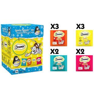 英国Dreamies Pet Cat Treats Christmas Gift Box猫咪圣诞节礼盒