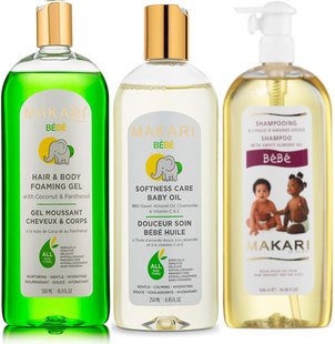 Makari Baby Shampoo Bebe Oil Hair Body Foaming Gel婴幼儿护理