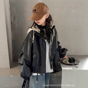 女童皮衣外套春装2026新款大童儿童女孩今年流行洋气时髦好看夹克