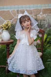 甜美连衣裙2025新款 女中童夏季 小女孩公主裙洋气超仙潮