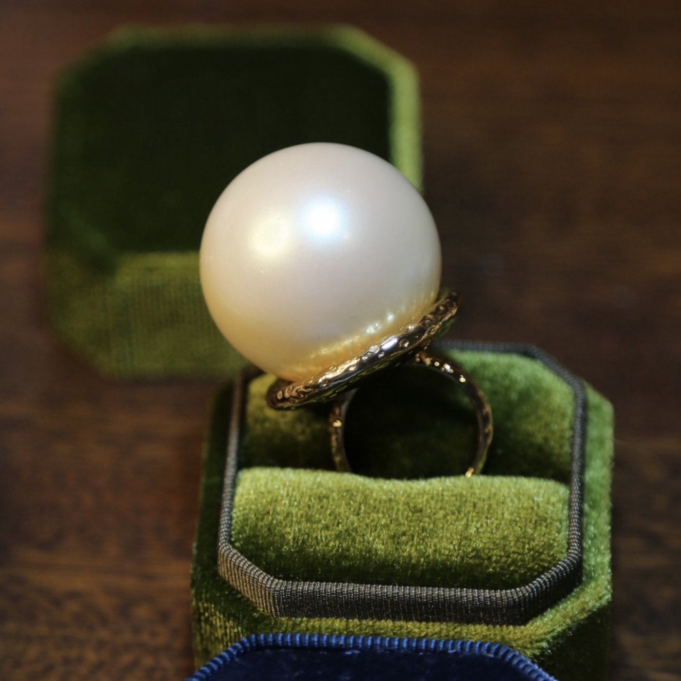 发饰百搭黄铜镀真金珐琅戒