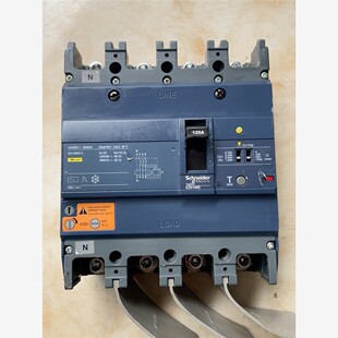 施耐德塑壳漏电断路器4P125安开关 EZD160E 125 备件/咨询