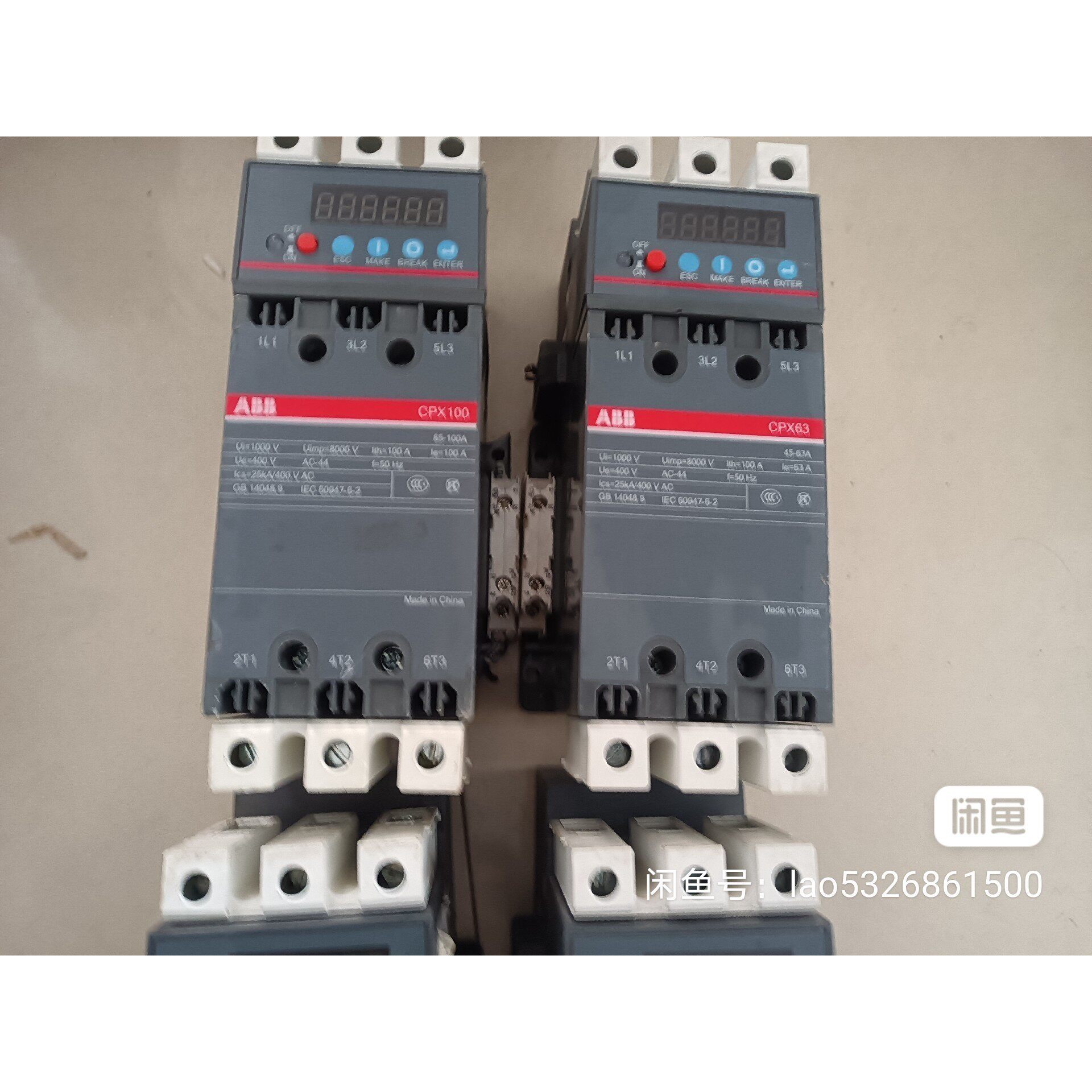 原装ABB  KBOB控制与保护开关基本型CPS 有20 备件/咨询