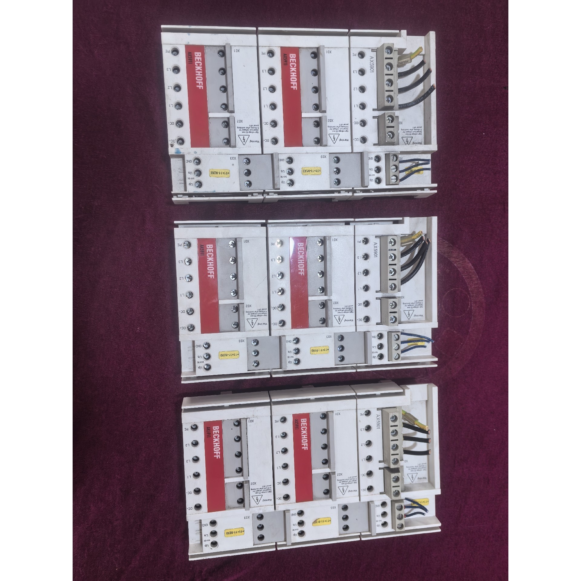 倍福BECKHOFF伺服驱动接线板 AX5901 AX591 备件/咨询