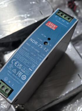 NDR-75-12MW明纬电源12V6.3A导 备件/咨询