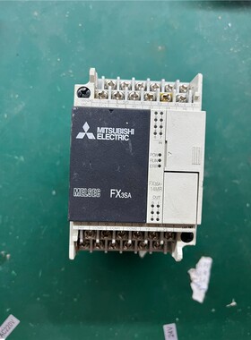 三菱plcfx3sa-14mr-cm，功能完好，成色如图，需 备件/咨询
