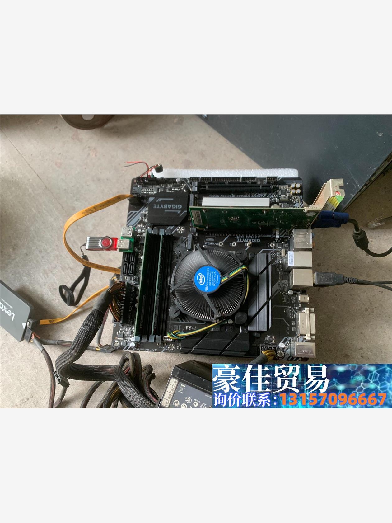 出主板Z370M D3H硬盘二手拆机成色不错测试议价商品