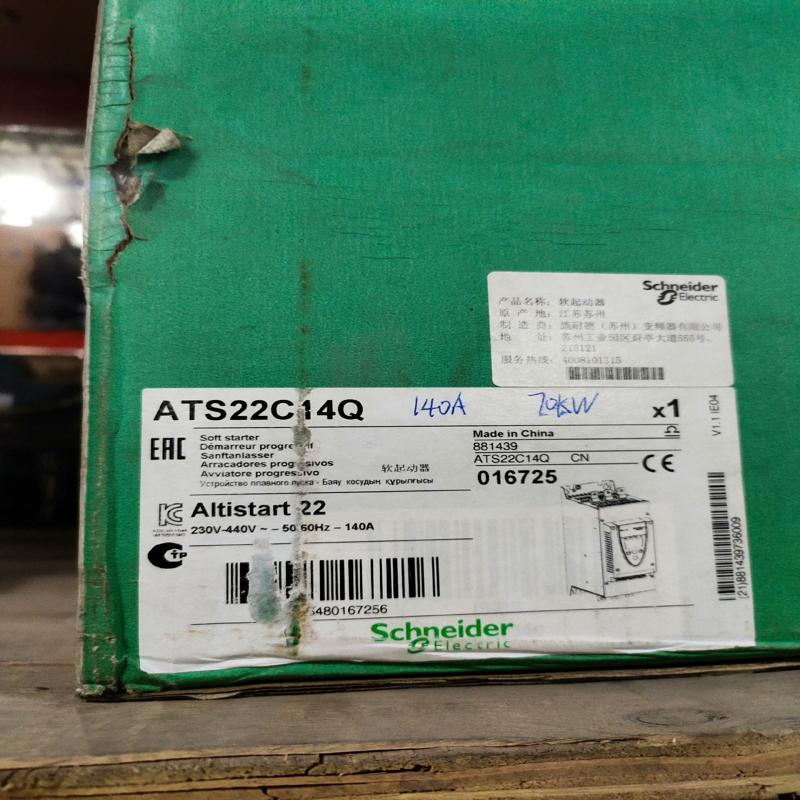 施耐德ATS22C14Q 软启动器75KW 现货 备件/备件
