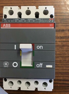 ABB S3N 250A S3H 250A 塑壳断路器 3P 备件/咨询