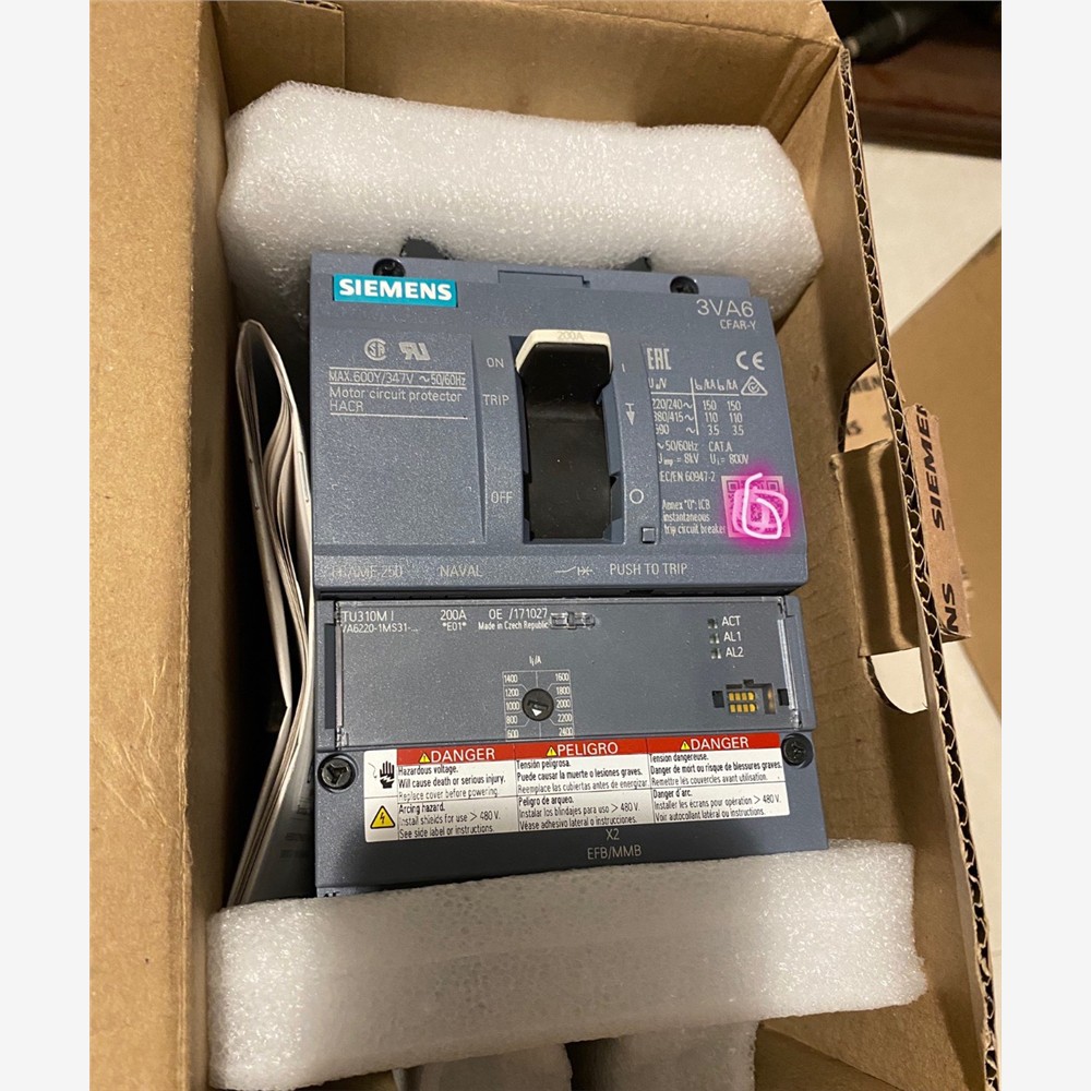 西门子断路器3VA6220-1MS31-0AA0，200A， 备件/咨询