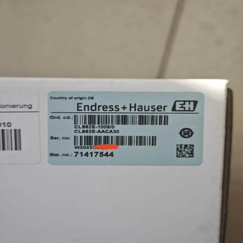 E+H电导率探头CLS82E-1009/0 CL 备件/咨询