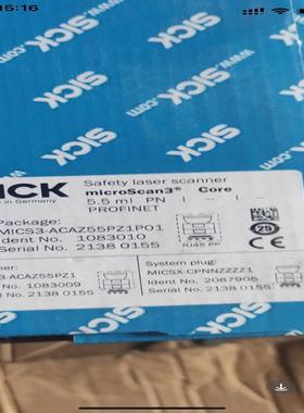 SICK雷达SN：1083010 备件/咨询