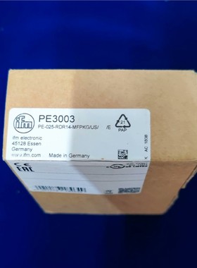 IFM易福门 PE3003压力传感器，  备件/咨询