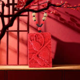 原矿石料红朱砂吊坠齐天大圣美猴王孙悟空男款挂件项链玉坠子