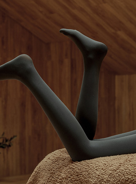 2双装80D哑光天鹅绒连裤袜女春秋季中厚款丝袜灰肤色美腿打底袜子