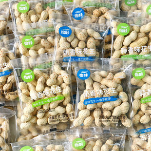 怡咔花生蒜香味带壳炒花生奶香味花生米小包装下酒菜炒货年货零食
