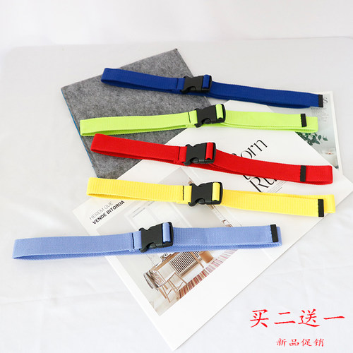 小孩便捷女士青少年休闲帆布腰带